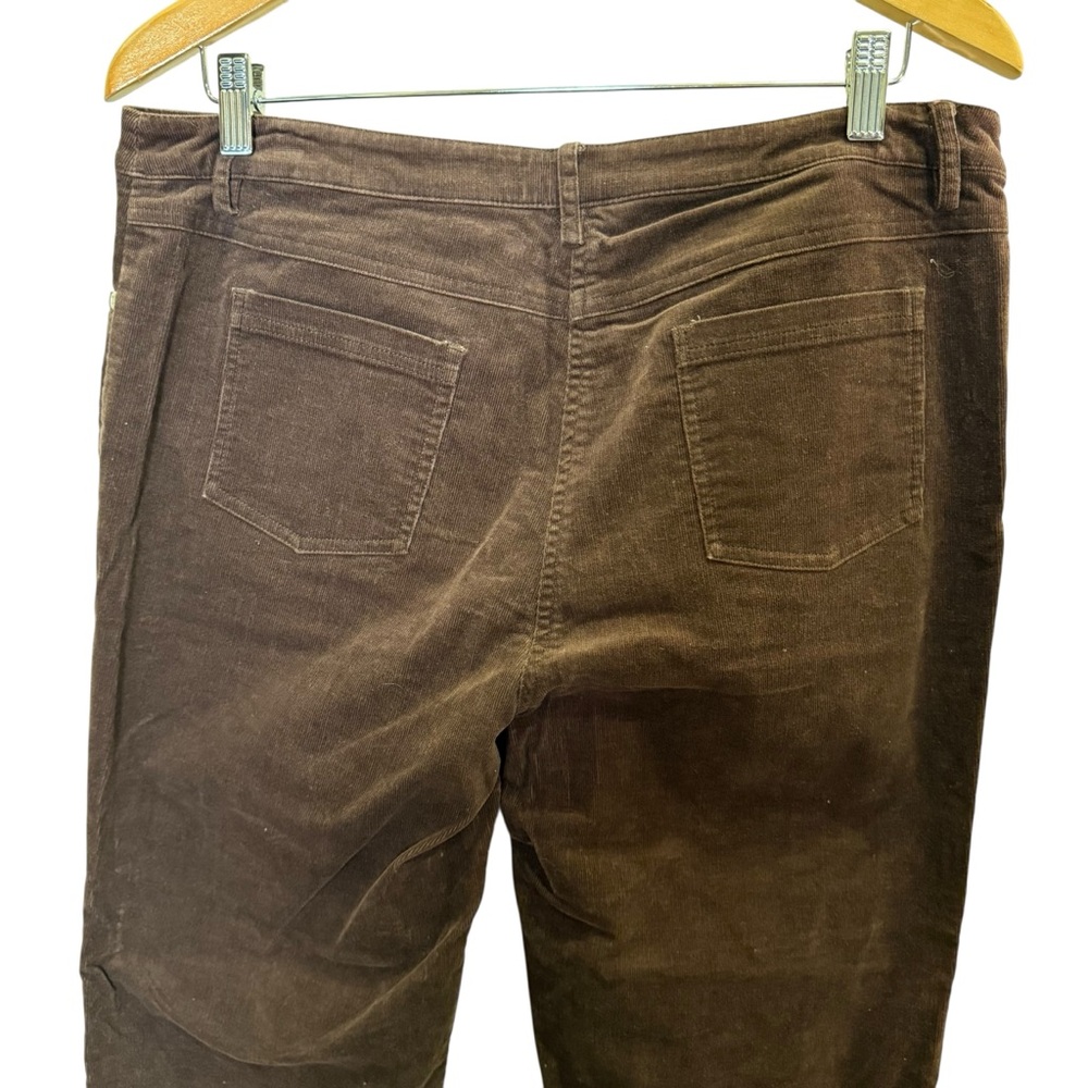 Lilly Pulitzer Women’s Chocoalte Brown Corduroy Bootcut Pants sz 10 - Picture 4 of 9